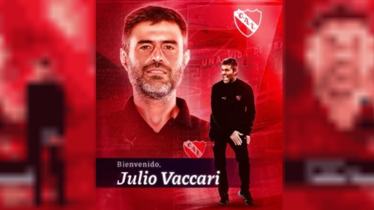 Independiente oficializó a Julio Vaccari como su nuevo entrenador
