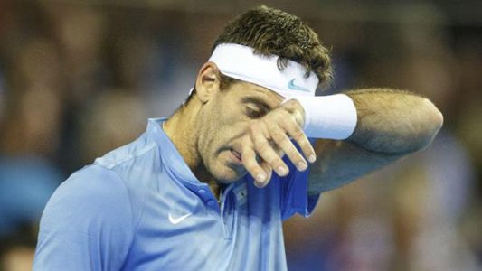Copa Davis: Del Potro puso en duda su participación en el quinto punto ante Gran Bretaña