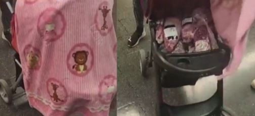 Chile: Una mujer intentó robar carne escondida en un cochecito de bebé