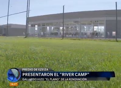 D'Onofrio presentó River Camp