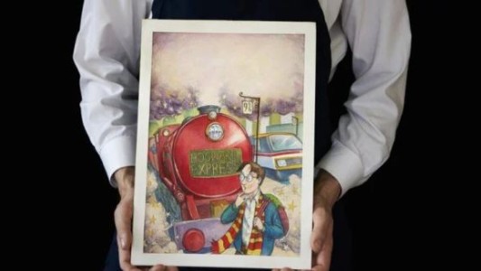 La acuarela original de Harry Potter se subastó por una cifra millonaria