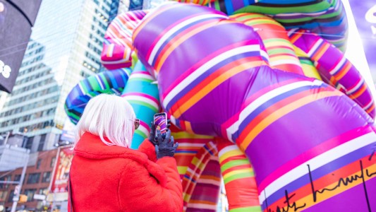 Marta Minujín inaugura "La escultura de los sueños"