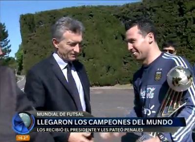 Llegaron los campeones del futsal