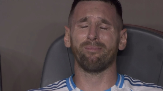 Copa América: lesión, llanto y preocupación en el banco por el tobillo de Messi