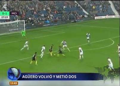 El "Kun" Agüero volvió y metió dos goles