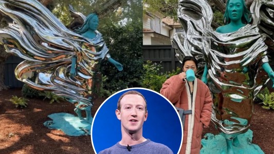 Mark Zuckerberg dejó la vara altísima: instaló una estatua de su esposa en el jardín de su casa