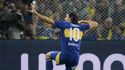 Con gol de Cavani, Boca venció a Cruzeiro y viaja a Brasil con ventaja