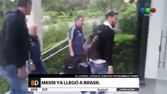 La Selección ya está en Brasil