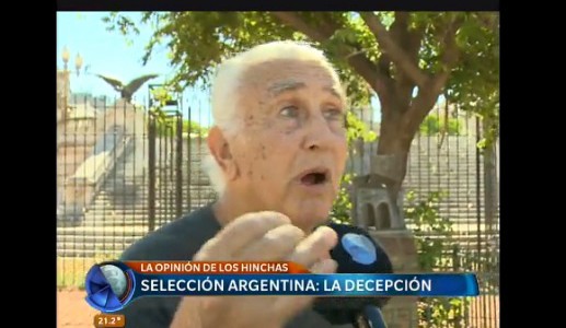 La decepción de la gente por la selección argentina