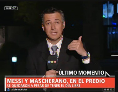 Messi y Mascherano se quedaron a dormir en Ezeiza