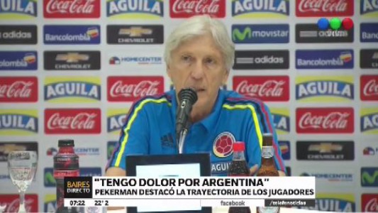 Pekerman: "Tengo dolor por Argentina"