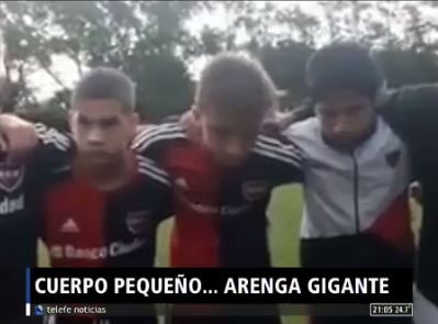 La arenga viral de los chicos de Newell's