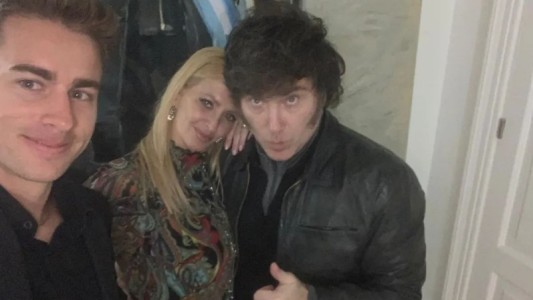Yuyito González en Olivos: noche familiar con su hijo y Javier Milei