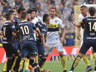 Boca no pudo con Central: Teo se lo empató y generó incidentes