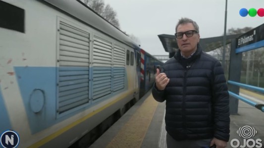 Ojos en acción: el furgón del tren San Martín, en primer plano