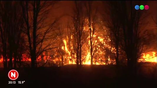 Incendios en Córdoba: una ruta cortada, cuatro bomberos heridos y uno de ellos en terapia intensiva