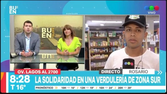 Verdulería solidaria: sirven desayunos y meriendas a personas en situación de calle