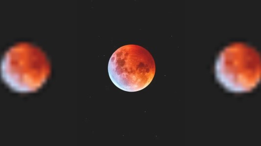 Noche de eclipse parcial de Súper Luna: un espectáculo celestial