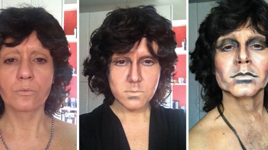 FOtos: la mujer que puede transformarse en cualquier personaje sólo con maquillaje