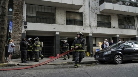 Se incendió un ascensor en un edificio del centro de Rosario