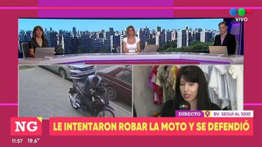 Una mujer golpeó a un delincuente que intentó robar su moto: hace una semana sufrió el robo de su bicicleta