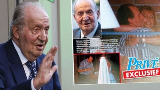 Salieron a la luz fotos del Rey Juan Carlos de España a los besos con Bárbara Rey