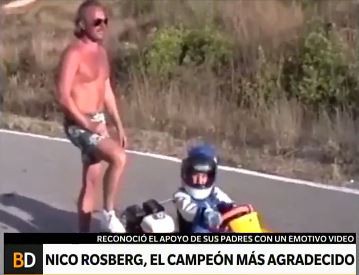 Nico Rosberg, campeón de F1, agradeció a sus padres con este video
