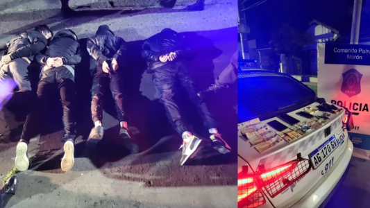 Castelar: detuvieron a cuatro ladrones que golpearon a matrimonio de ancianos