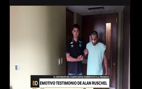 Tragedia del Chapecoense: Alan Ruschel, uno de los sobrevivientes, se recupera y ya camina