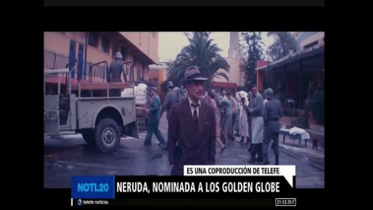 Neruda, coproducida por Telefe, nominada a los Globo de Oro