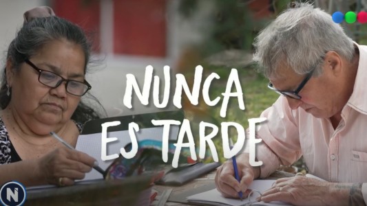 "Nunca es tarde", los jubilados que se la juegan por terminar el colegio