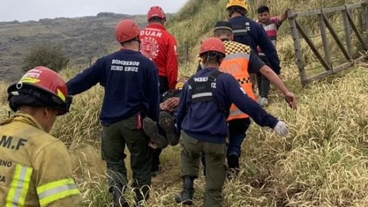 Cayó a un precipicio en Córdoba y se salvó de milagro: "No me duele nada"