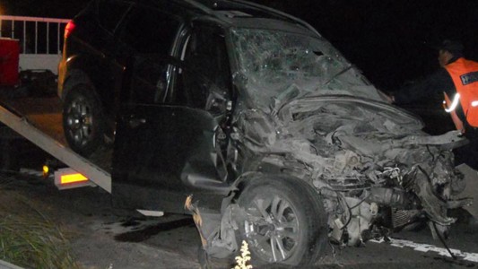 Así quedó el auto del líder de Tan Biónica tras el choque