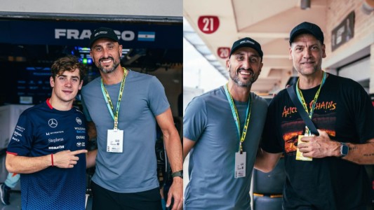 ¡Encuentro de grandes!: Colapinto recibió a Ginóbili y Oberto en Austin