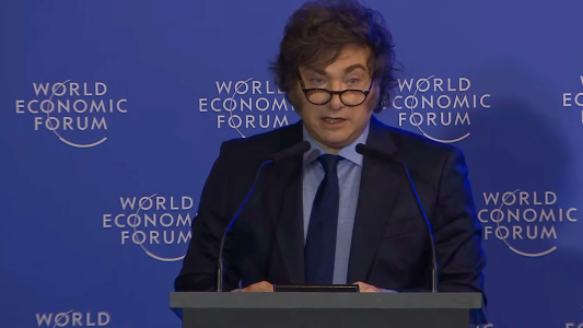 Milei en el Foro Económico Mundial: "El cepo se lo vamos a poner al Estado"