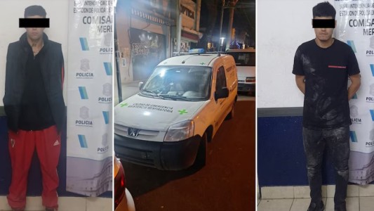 Brutal asalto en Merlo: le gatillaron dos veces en la cabeza a un chofer para robarle la ambulancia