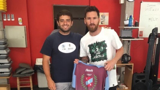 Messi no descansa: se entrenó en un gimnasio de Funes