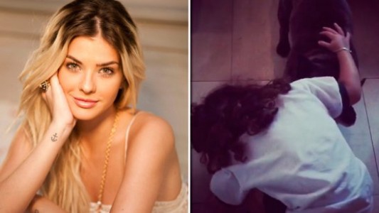 El tierno video de la hija de la China Suárez junto a su mascota