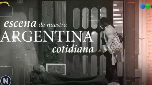 Escenas de nuestra Argentina cotidiana: el drama de dormir en la calle