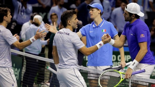 Argentina no pudo con la Italia de Sinner y se despidió de la Copa Davis