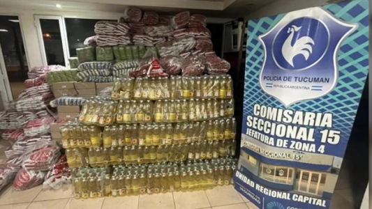Encontraron alimentos secuestrados del Ministerio de Desarrollo Social de Tucumán