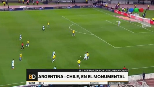 Argentina-Chile se jugará en el Monumental