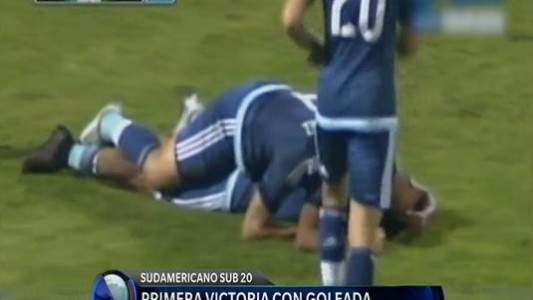 Sub 20: Argentina goleó a Bolivia y quedó líder de su grupo