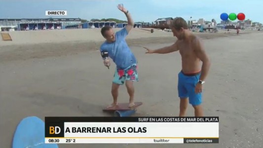 A barrenar las olas