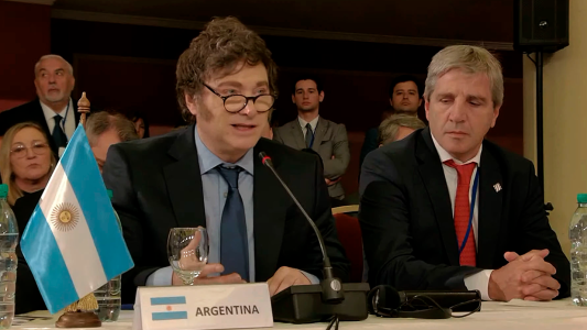 Javier Milei: "El Mercosur y sus restricciones han sido un escollo para el progreso de los argentino"