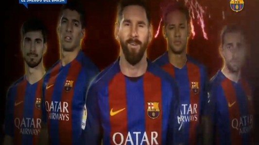Imperdible saludo de las estrellas del Barcelona por el Año Nuevo Chino