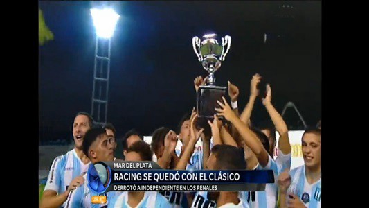 Otro triunfo de Racing sobre Independiente, esta vez por penales
