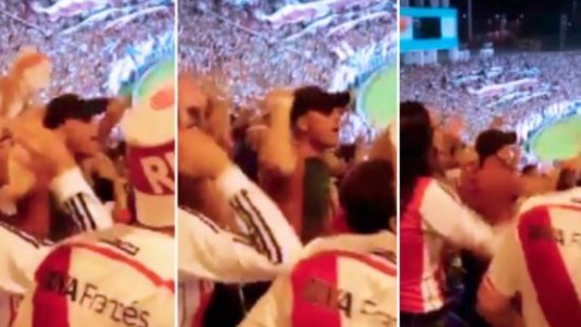 Se viralizó un video de Lunati cantando en la hinchada de River