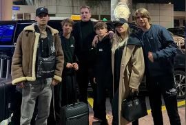 La familia unida: Wanda Nara, Maxi López y L-Gante juntos en Europa