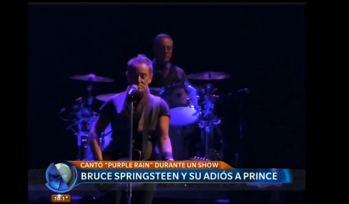 Bruce Springsteen y su adiós a Prince